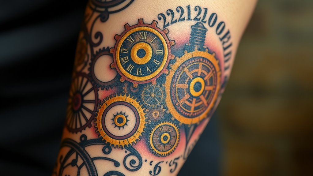 victorian inspired mechanical body art