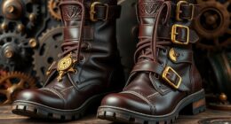 victorian inspired steampunk footwear