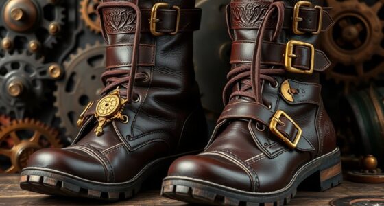 victorian inspired steampunk footwear