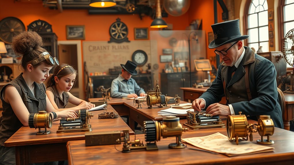 victorian inspired technological creativity