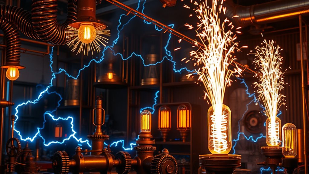 victorian mystical electrical spectacle