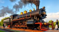 victorian steam locomotive trains
