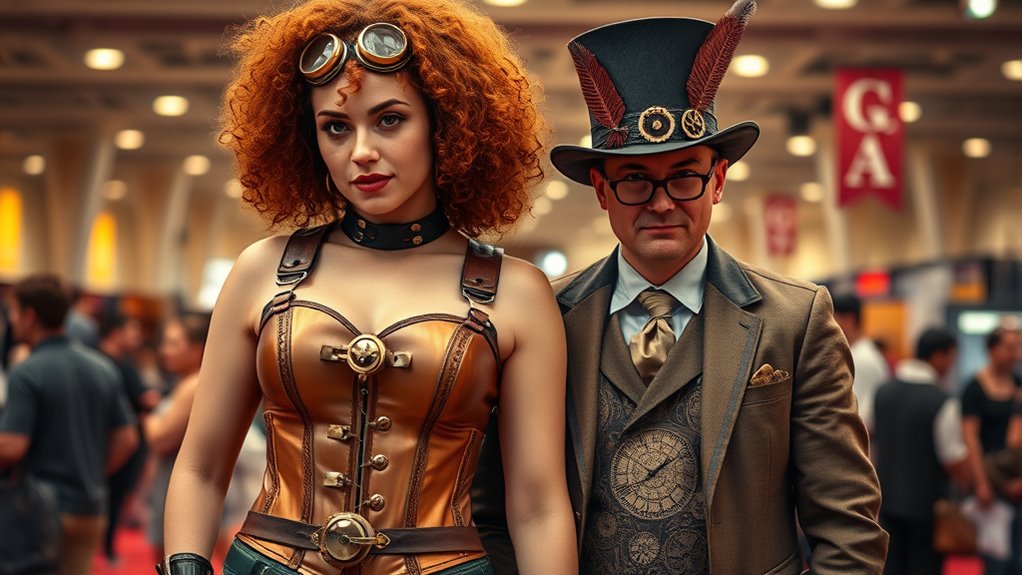 victorian steampunk accessory details