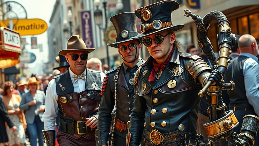 victorian steampunk aesthetic fusion