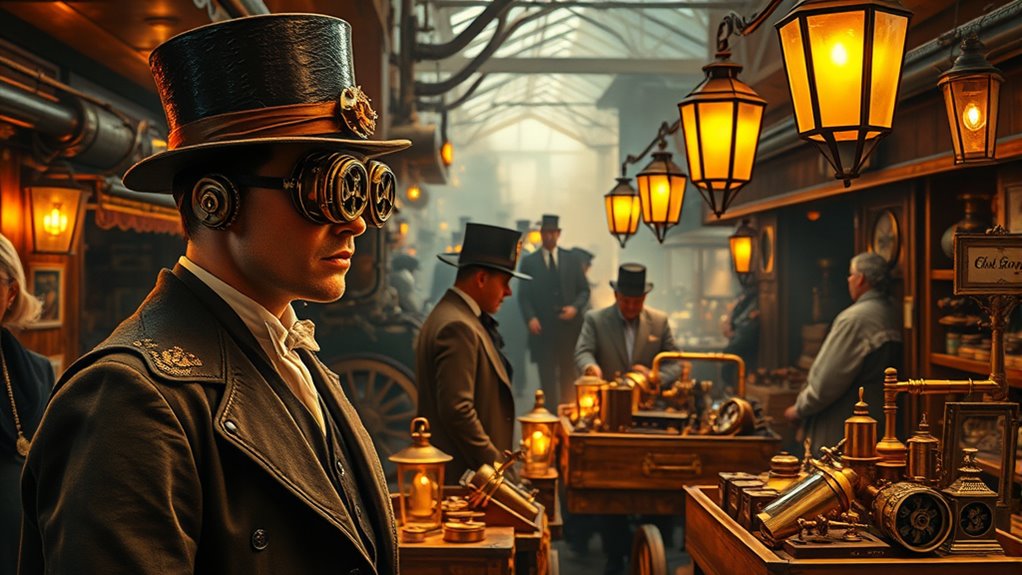 victorian steampunk imaginative fusion