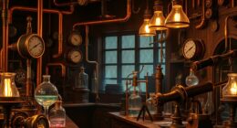 victorian steampunk scientific instruments