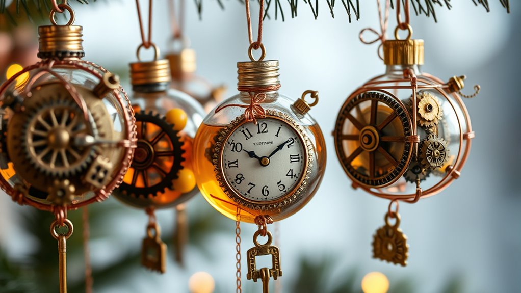 vintage gear metal embellishments