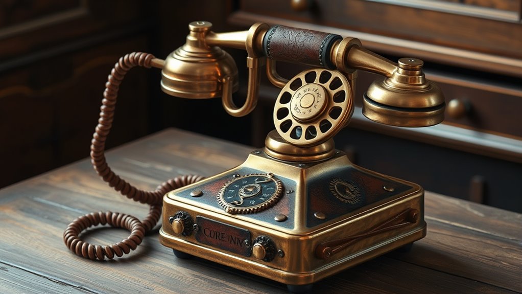 vintage phone steampunk transformation