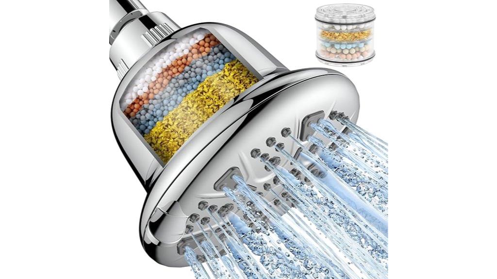 adjustable multi settings shower head