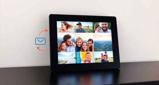 digital frames with email sharing