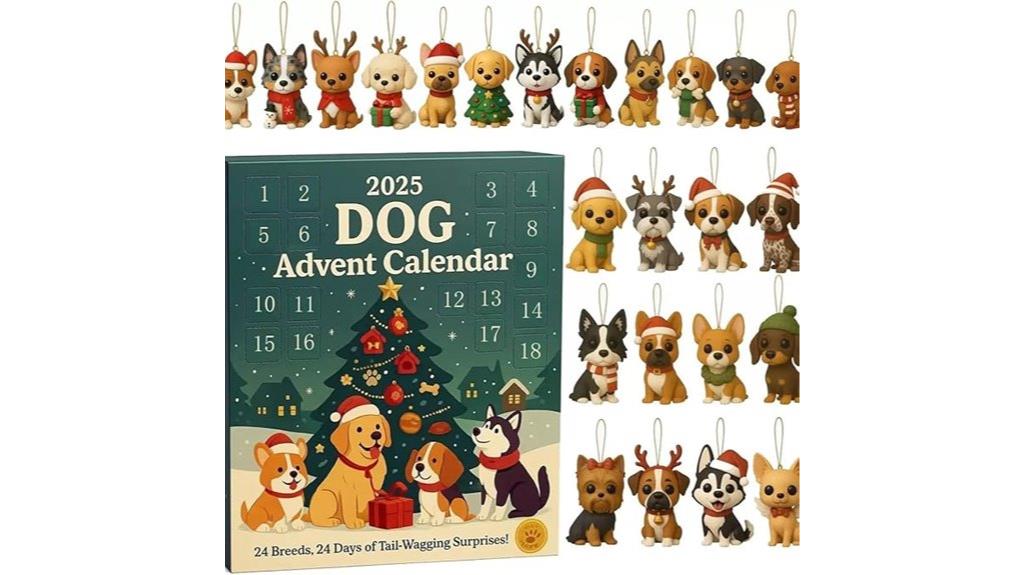 holiday dog calendar countdown