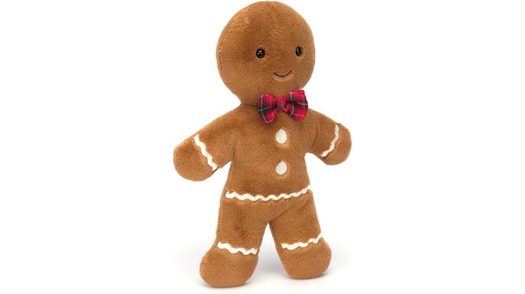 jellycat gingerbread fred toy