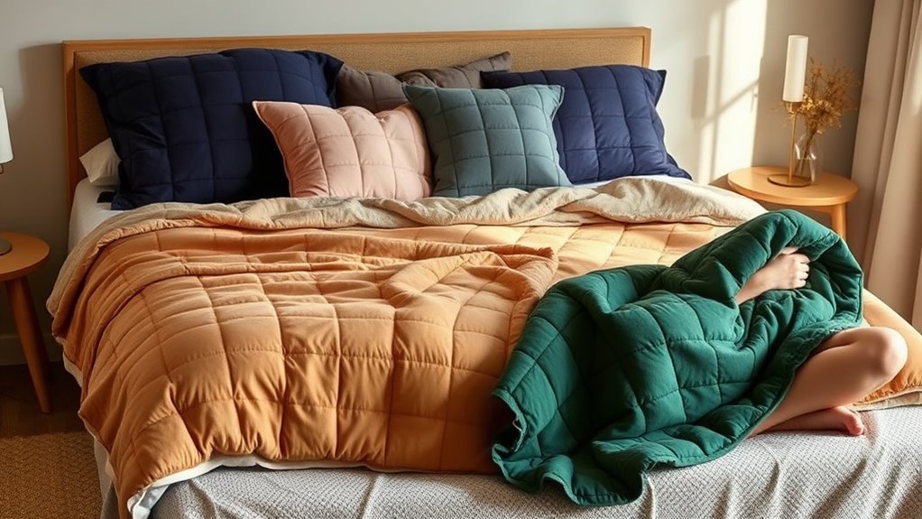 top anxiety relief weighted blankets