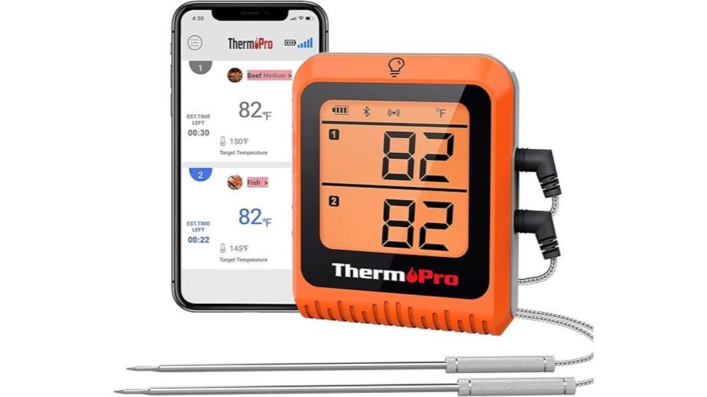 wireless cooking temperature monitor
