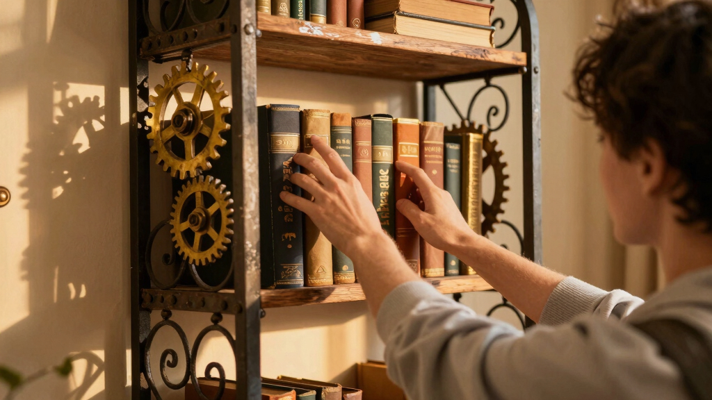 11 Best Steampunk Bookcase With Ladder in 2026