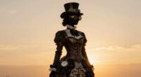 achieve stylish steampunk balance