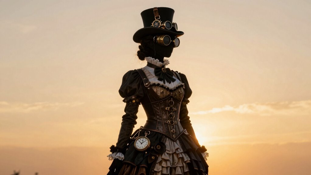 achieve stylish steampunk balance