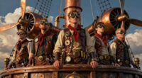 airship crew steampunk fashion