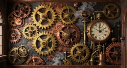 bold steampunk wall art