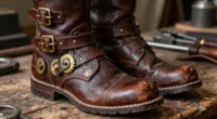 comfortable all day steampunk boots