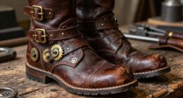 comfortable all day steampunk boots
