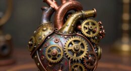 create a steampunk heart