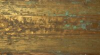 create aged brass effect