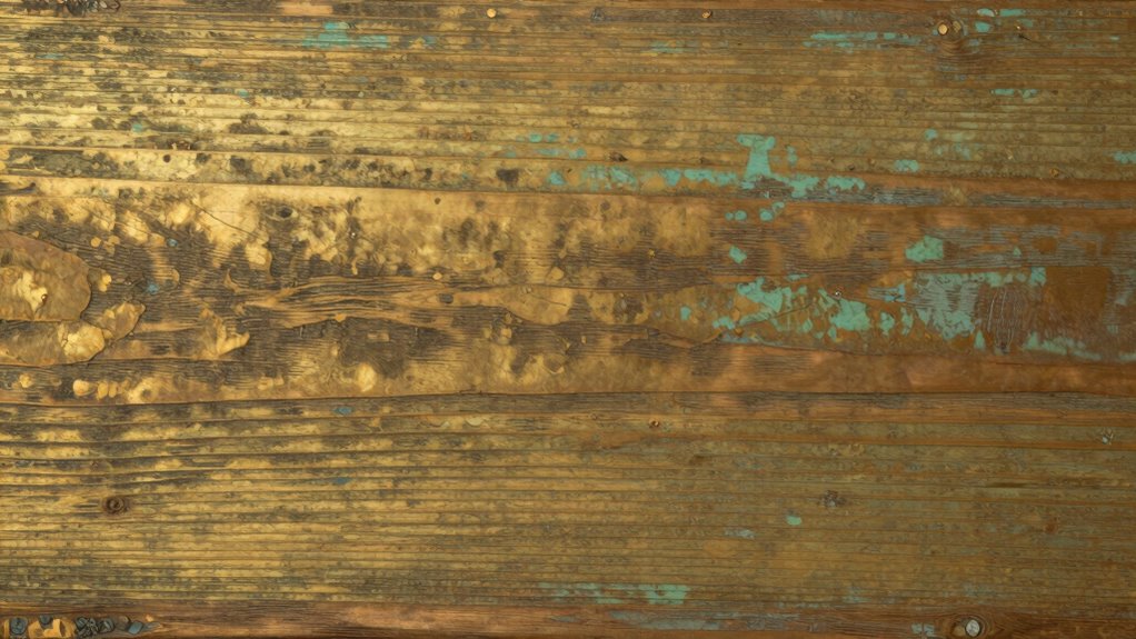 create aged brass effect