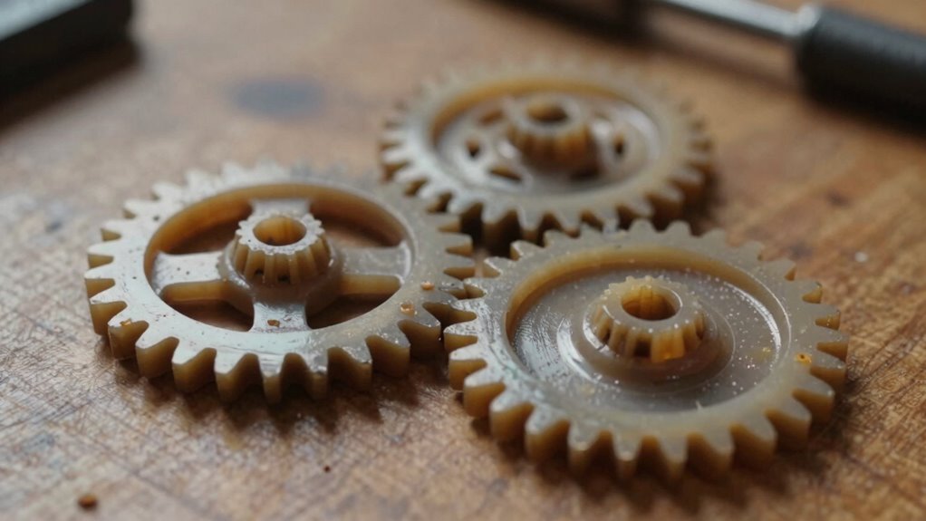 create detailed resin gears