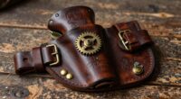 create detailed steampunk holster