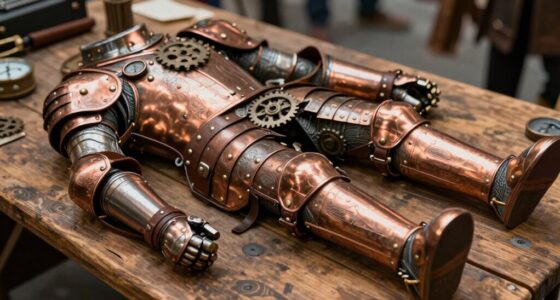 create lightweight steampunk armor