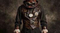 create steampunk fashion focus