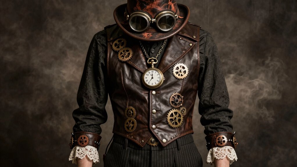 create steampunk fashion focus