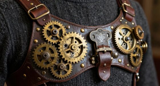 create vintage leather gear