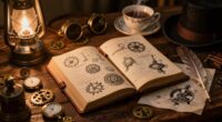 creating a detailed steampunk history