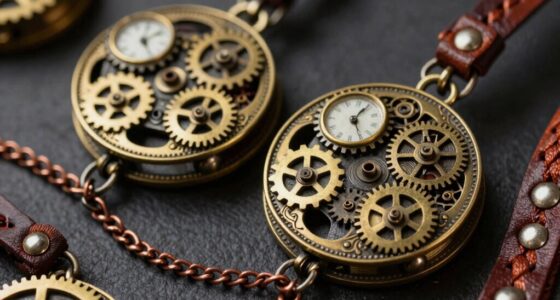 custom steampunk badge accessories