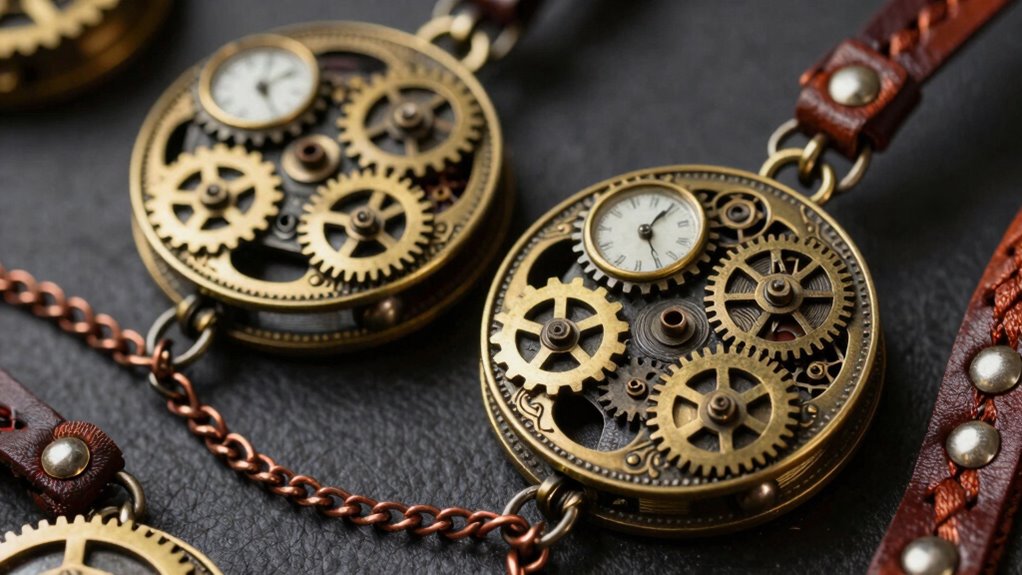 custom steampunk badge accessories