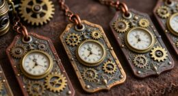 custom steampunk name tags