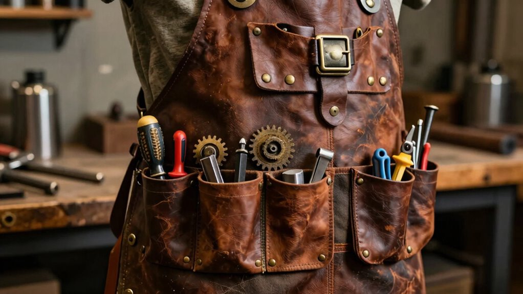 custom steampunk tool apron