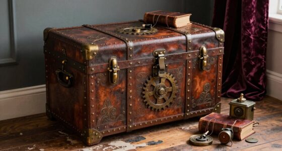 decorative vintage storage trunk