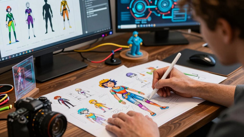 designing immersive character driven interfaces