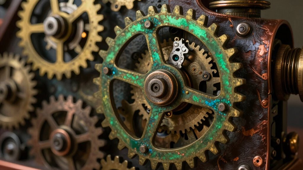 designing steampunk color scheme