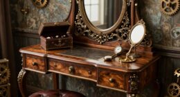 elegant steampunk vanity ideas