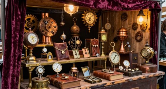 elevate steampunk booth displays