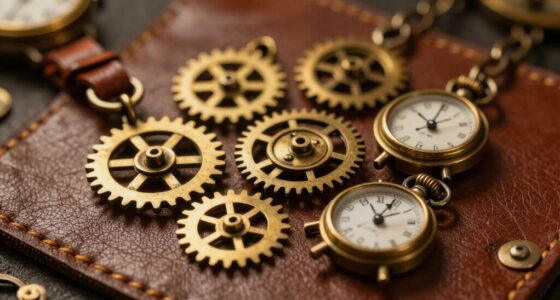 enhance steampunk jewelry display