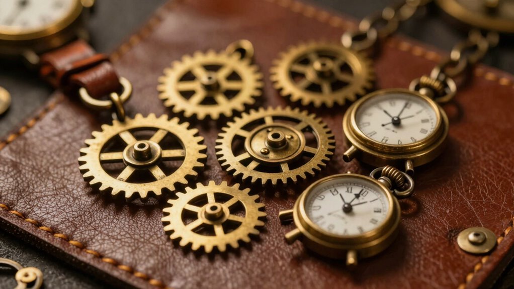 enhance steampunk jewelry display