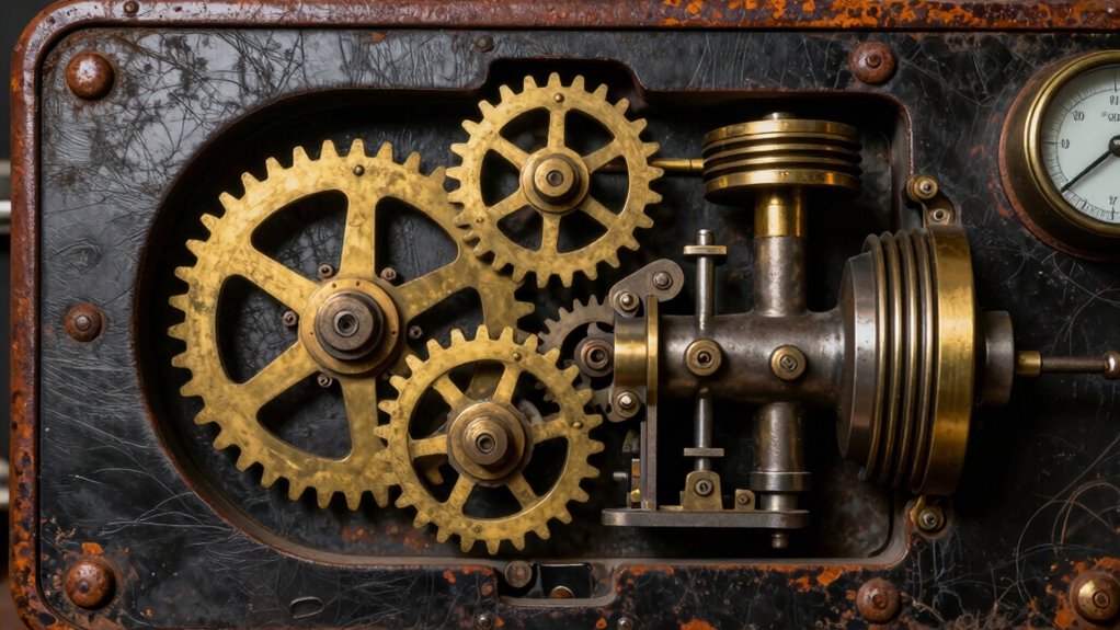 exposed mechanical craftsmanship showcased