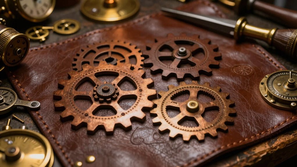 faux leather steampunk crafts