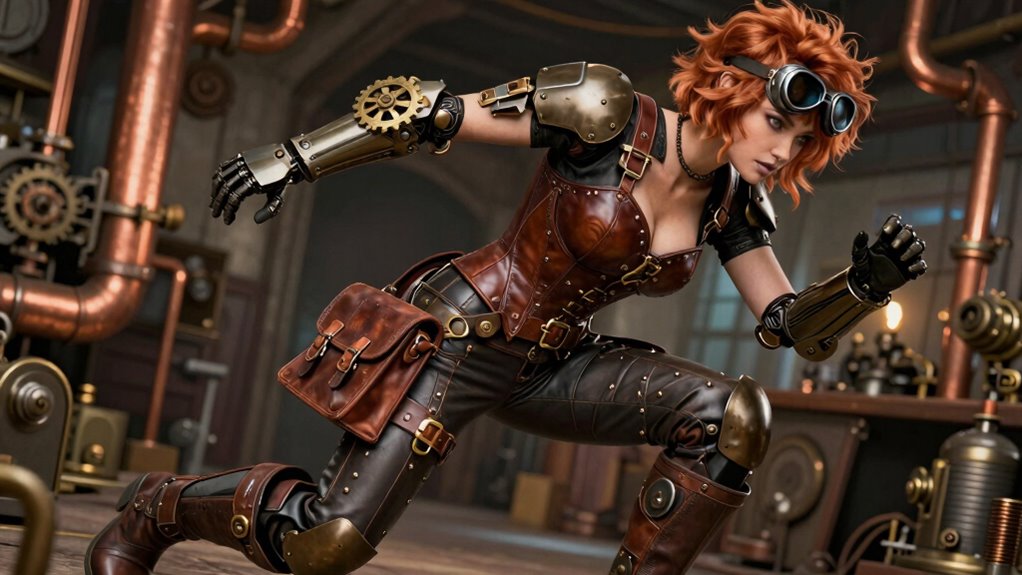 flexible victorian inspired steampunk fashion
