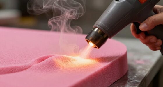 foam shaping with heat